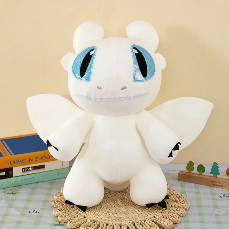 Muñeco de peluche de gran tamaño de 75 cm de Cómo entrenar a tu dragón, muñeco de peluche sin dientes, decoración de peluche kawaii, regalo de cumpleaños para niños