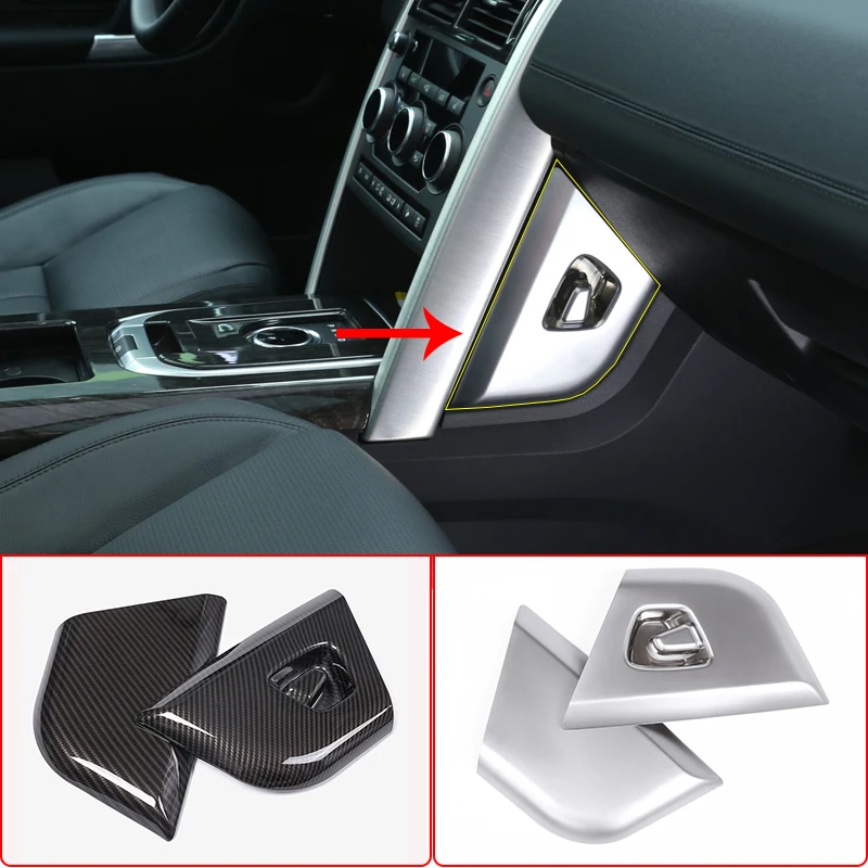 

2pcs Car Center Console Two Side Decorative Panel Cover Trim For Land Rover Discovery Sport 2015 -2019 Auto Styling Accessories