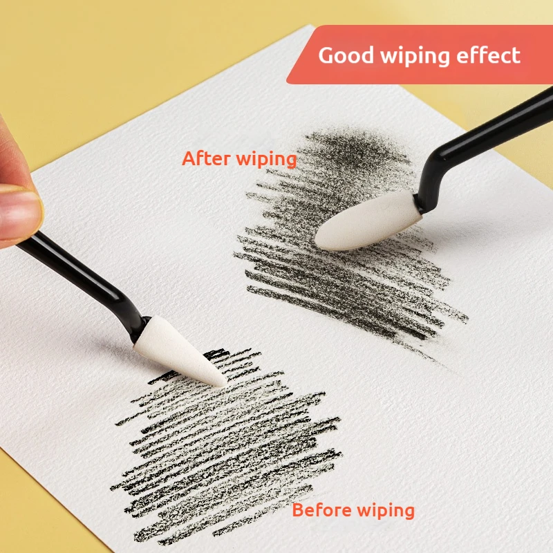 

Art Sketch Wipe Knife Sponge Highlight Brush Artist Drawing Correction Detail Eraser Pen Sketch Clean Tools Drawing Art Supplies