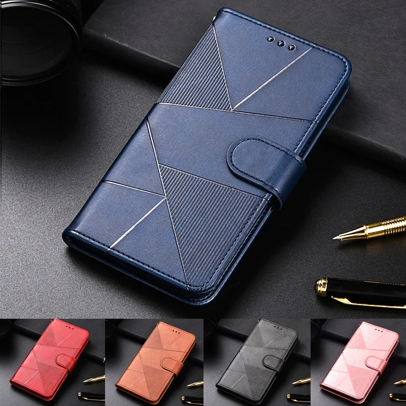 

For Realme C30 RMX3581 Case Leather Flip Back Phone Cover For OPPO Realme C30s RMX3690 Fundas Case Etui Book Wallet Coque