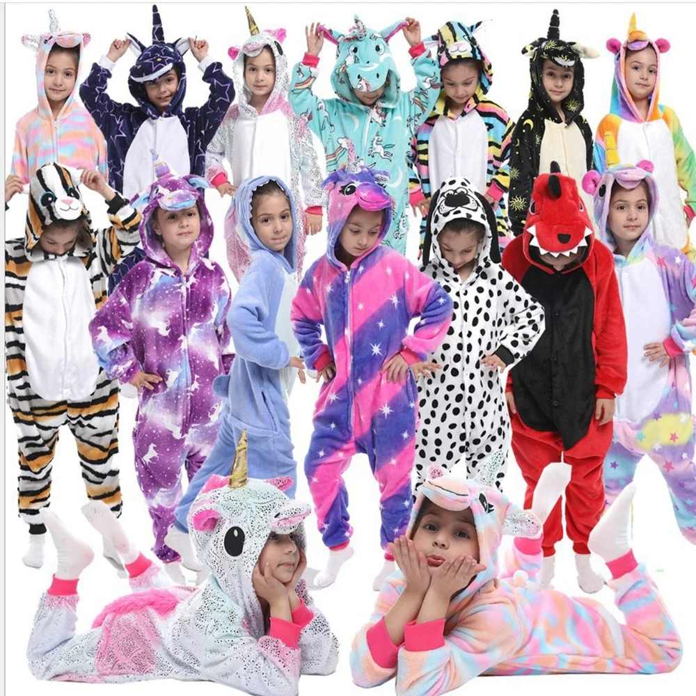 Niños bebé Animal monos mono Panda pijama ropa de dormir niñas