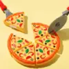 Kids Pizza Cutting Toy Simulation Plastic Pizza Dinette Child Toy Kitchen Pretend Play Food Cooking Kitchen Toys for Girls Kids 1