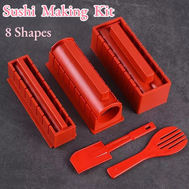 Sushi Making Kit Sushi Maker 10 Pcs Plastic Premium Set Sushi Tool Set Sushi  Rice Roll Mold Shapes,DIY Sushi Tool for Beginners - AliExpress