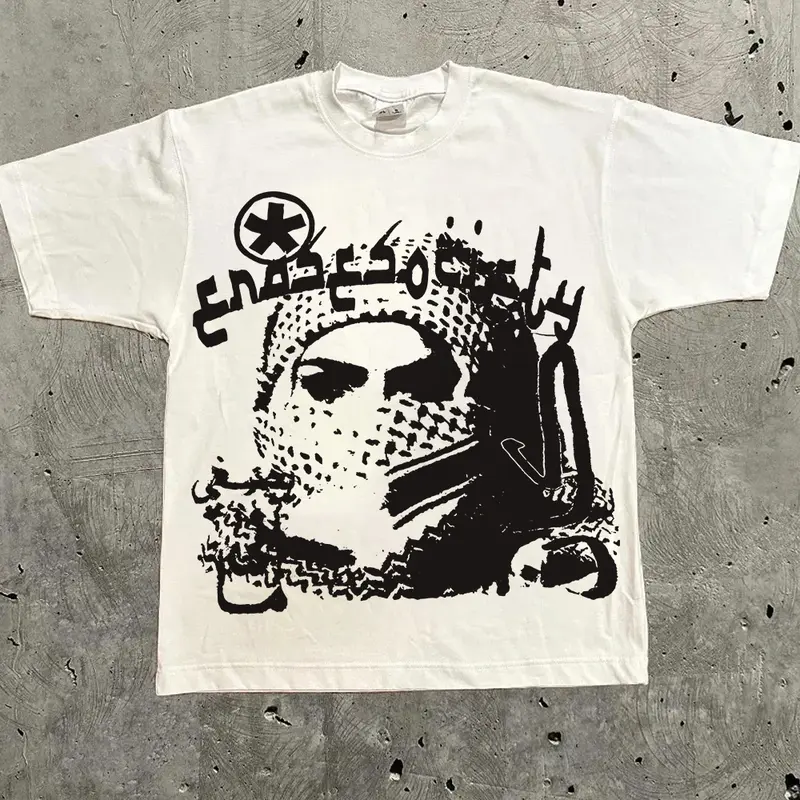 Harajuku Letter Graphic T Shirts Y2k Tops Men Women High Street Oversized T Shirt Pro Choice Streetwear Vintage Tee Clothing - Image 6