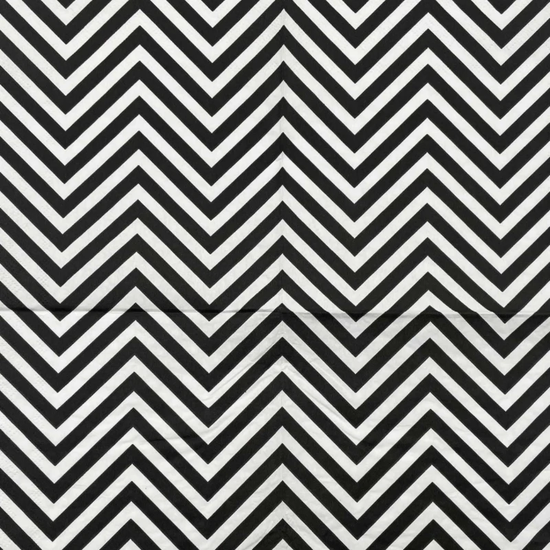 Paper Napkins 10/20pcs/Pac Colourful Printed Napkins Black and White Striped Premium Party Paper 2-Ply Restaurant Hotel Takeaway Flower Paper