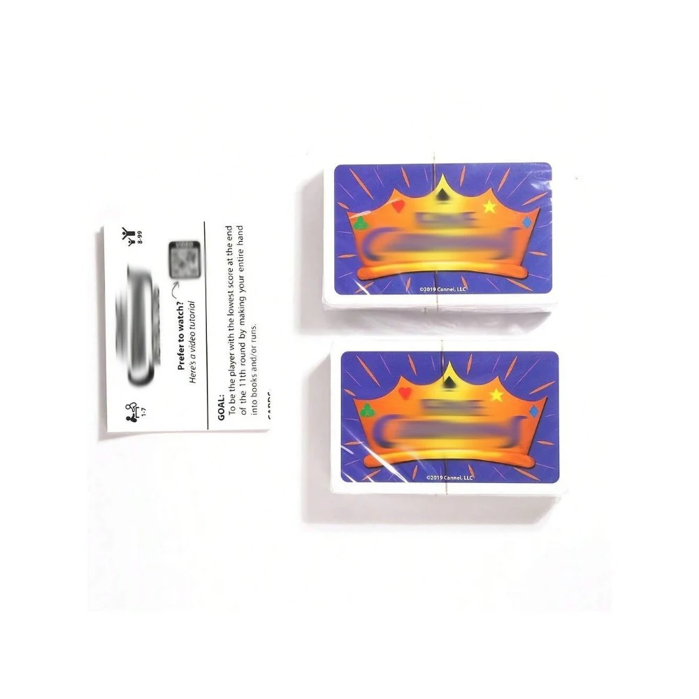 Jeu de société Le jeu n'est pas sur jusqu'à ce que les rois vont sauvages 5 Jeu de cartes de style rummy Suit Jour de Noël Jour de Thanksgiving Nouvel An 5