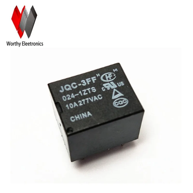 Free shiping wholesale 10pcs/lot relay JQC 3FF 024 1ZTS|Relays ...