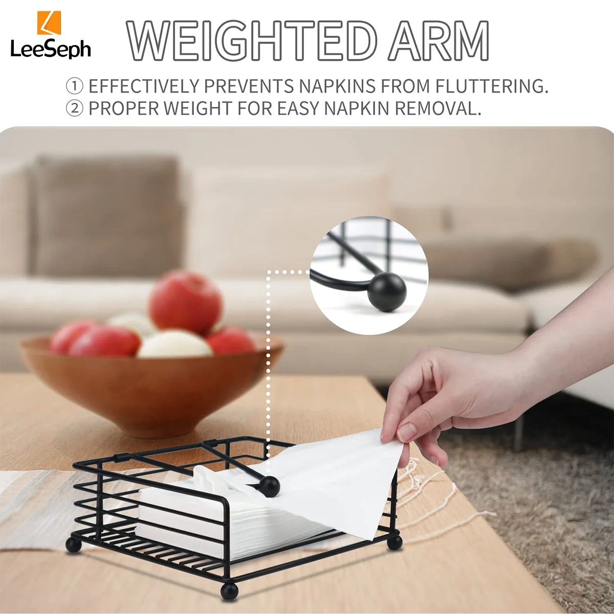 Napkin Holder Suitable for Kitchen Restaurant Outdoor Use