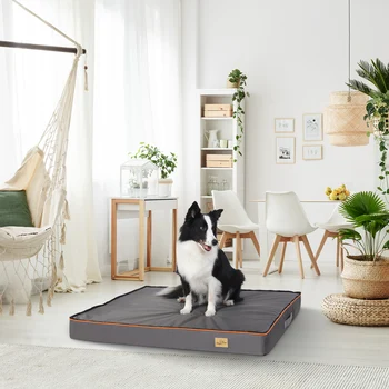 Dog Pet Bed  Large Padded Orthopedic Dog Bed Foam Cushion Pets Pillow Bed with Washable Cover 4