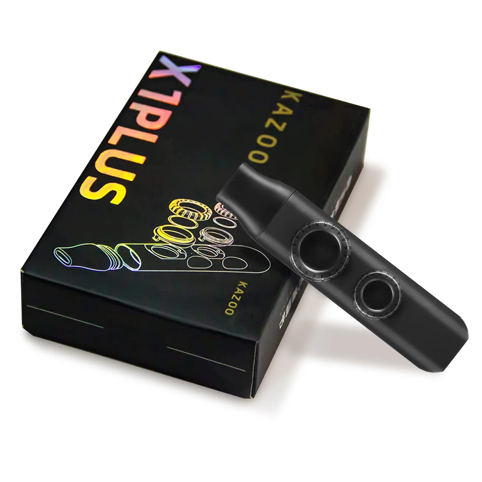 

Double Hole Kazoo Portable Kazoos Instruments Aluminum Alloy Musical Simple Professional Accompaniment Student Child