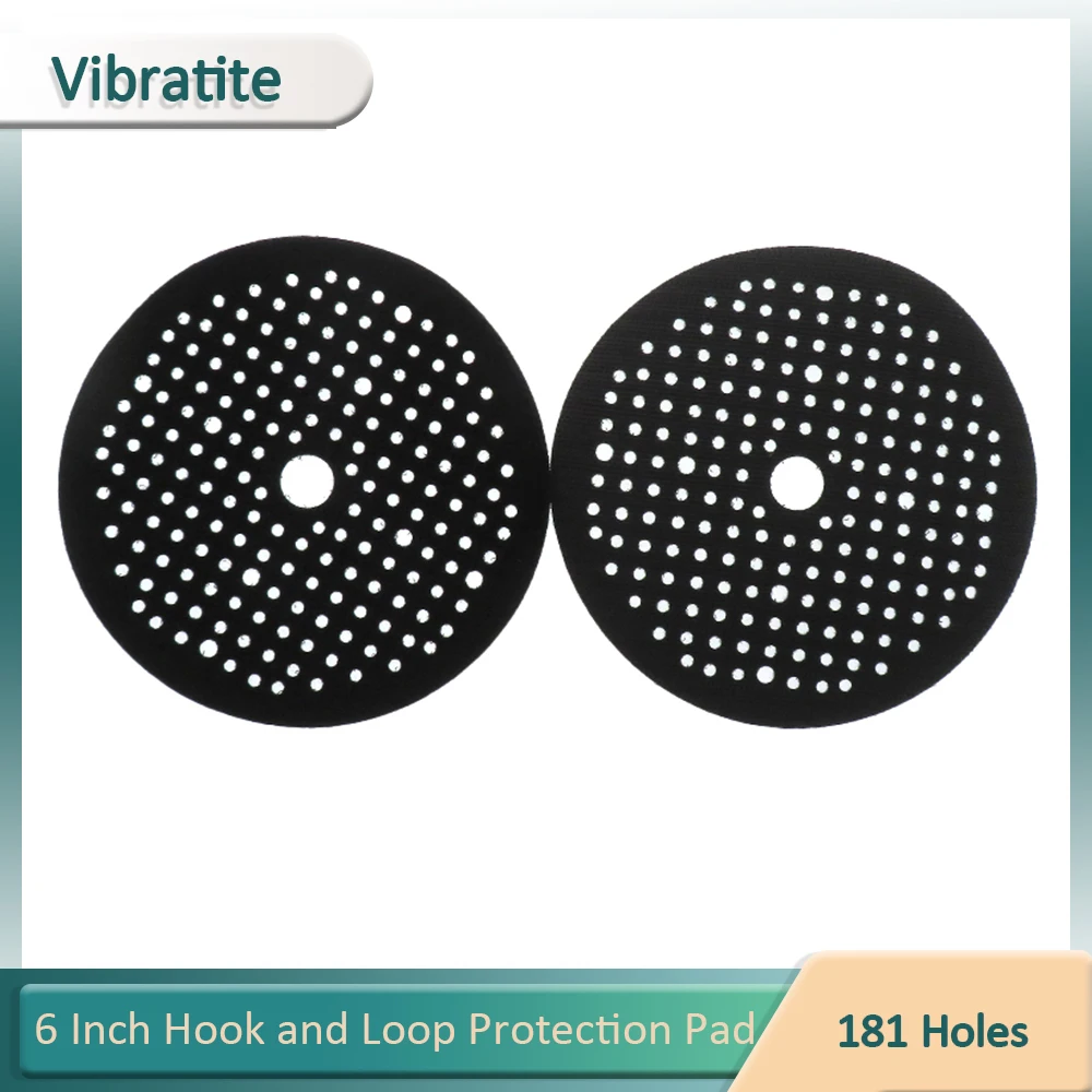 

Ультратонкий защитный диск на 181 отверстий, 6 дюймов, 2 шт., крючок и петля, электроинструменты, аксессуары для полировки и шлифовки