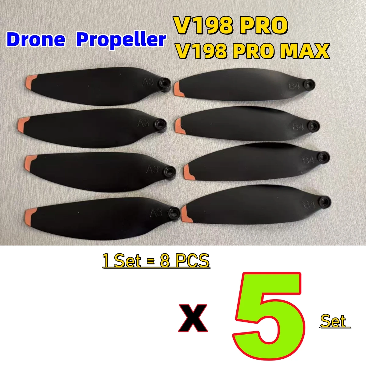 Drone Propeller JHD V198 PRO for Original V198 Pro MAX Drone Spare Paddle Pro MAX Replacement Blade drone propeller,drone propellers,drone propeller blades,propeller replacement parts