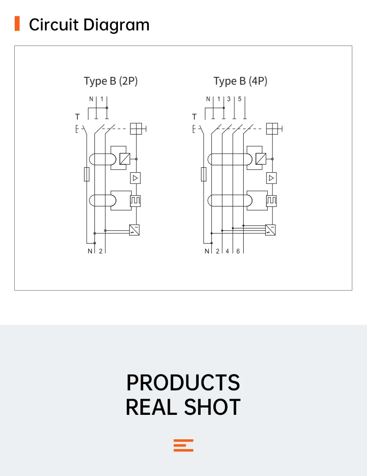 corrente residual evse 2p 4p ac 40a