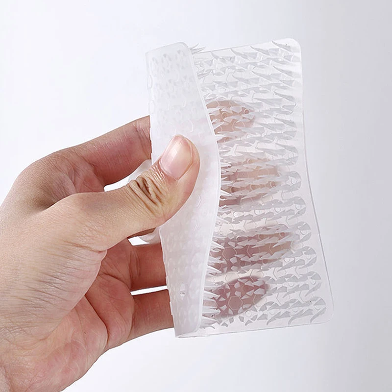 New Finger Set Fruit Vegetable Brush Kitchen Flexible Vegetable And Fruit Cleaning Brush Household Sink Cutting Board Gap