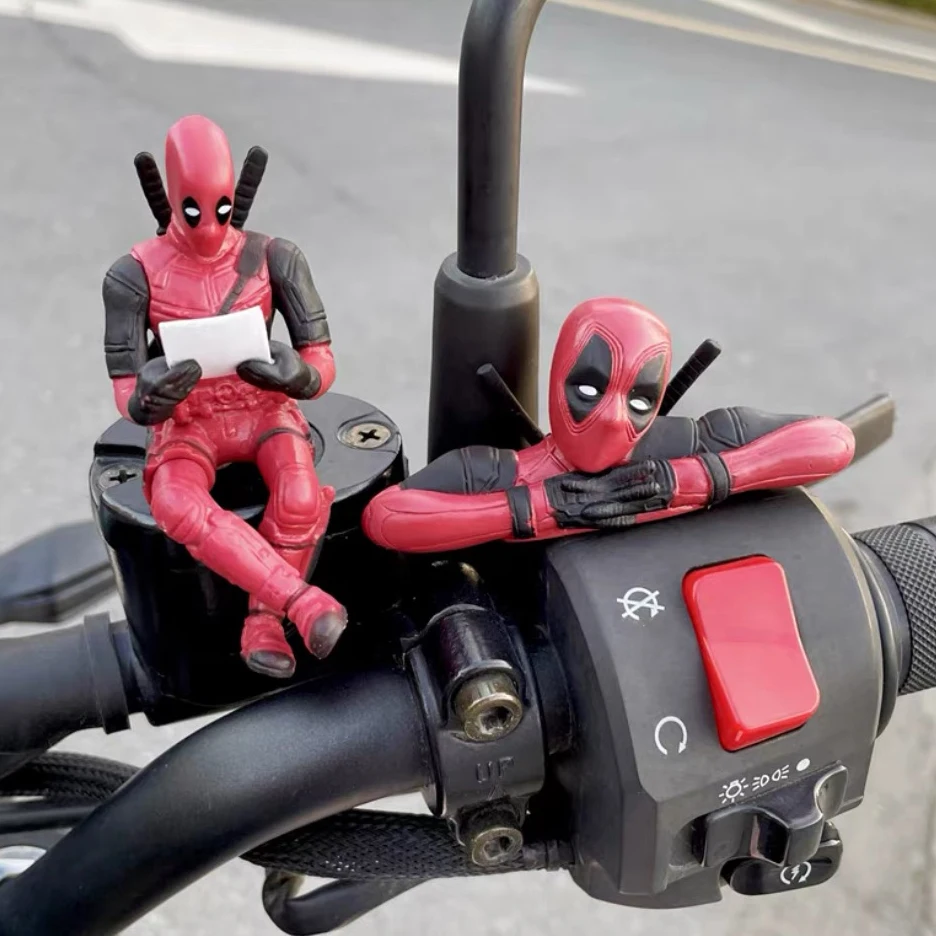 Deadpool Super Held Schattige Versie Figuur Model Speelgoed Auto Hanger  Thuis Kantoordecoratie Miniatuur Model Cartoon Groot Beeldje - AliExpress, image size:936x936