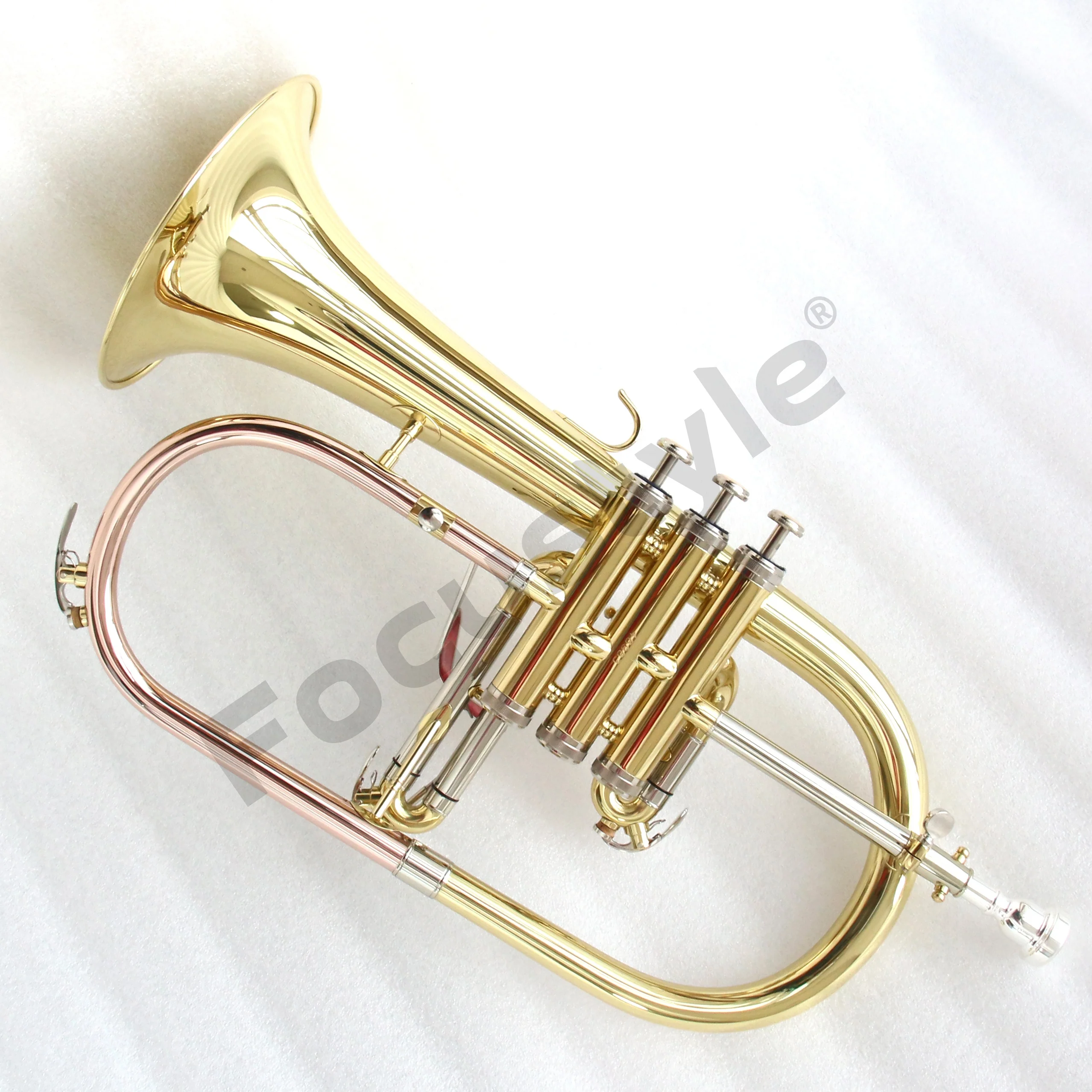 For Student Players BB Flat Cheap Price Brass Body Flugelhorn With Other Musical Instruments & Accessories Mouthpiece And Case