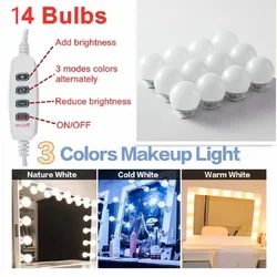 LED Vanity Light Bulbs with Dimmable Feature (3 Colors)