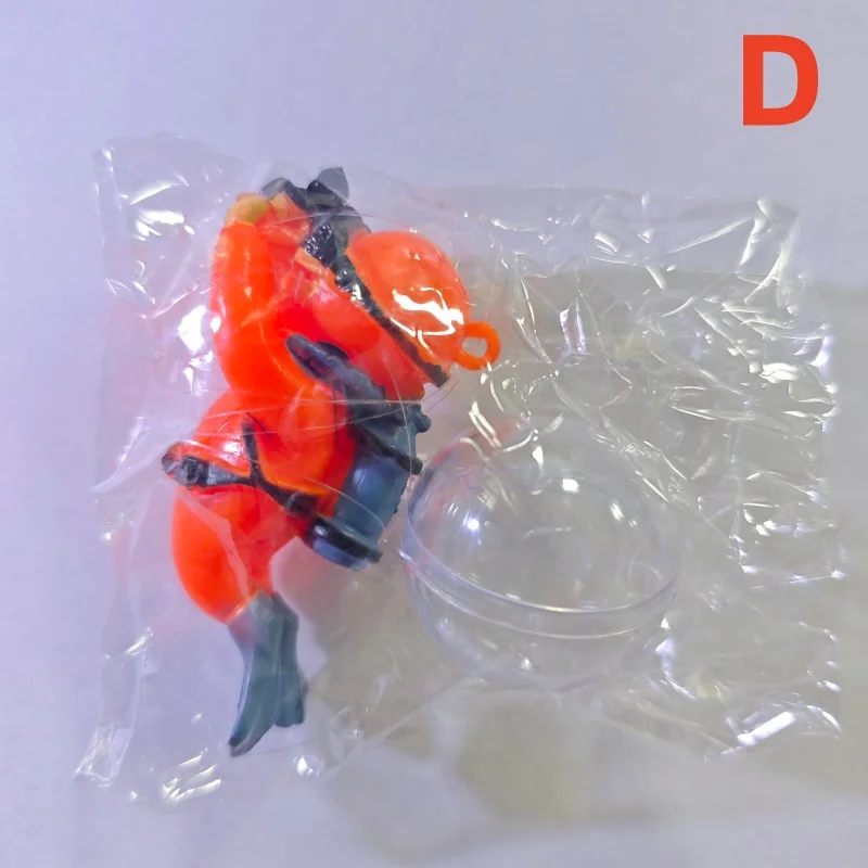 Aquarium Floating Diver Ornament - Hayao Miyazaki Inspired Blue Character with Ball