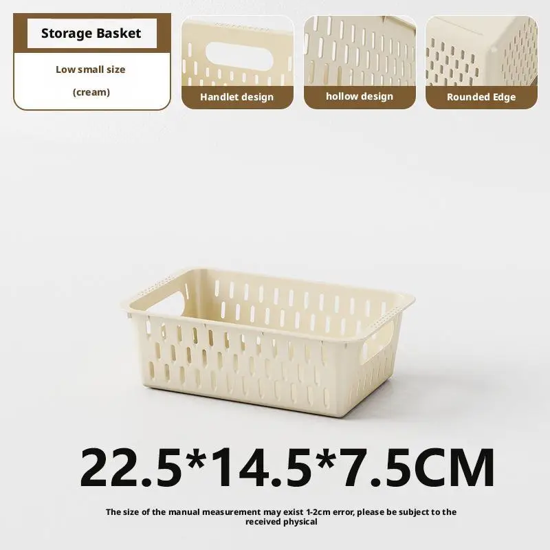 Muhtelif saklama kutusu plastik saklama sepetleri Ev Küçük Kiler Organizatör Kutuları Istiflenebilir Sepet Masaüstü Aperatifler Oyuncak Kutusu
