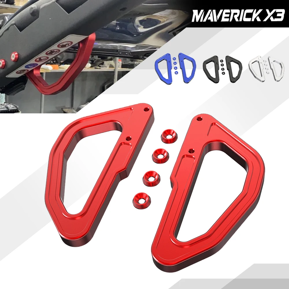 

UTV Accessories For Can-Am 2017-2023 Maverick X3 XDS XRS XMR XRC Turbo Grab Handle Hand Holder Aluminum Roll Bar grab handles