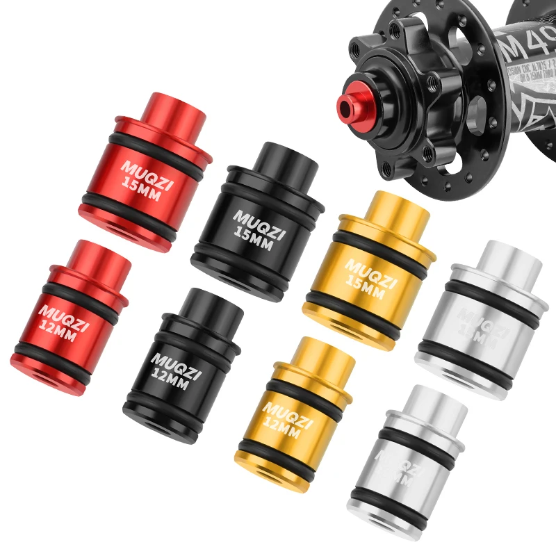 Thru Axle to Quick Release Adapter 15/12mm to 9mm for Bike Wheels Hub