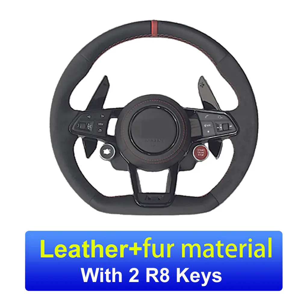 アウディ用レザーステアリングホイール,a3 a4l a5 a6l a7 q2 q3 s4 s5