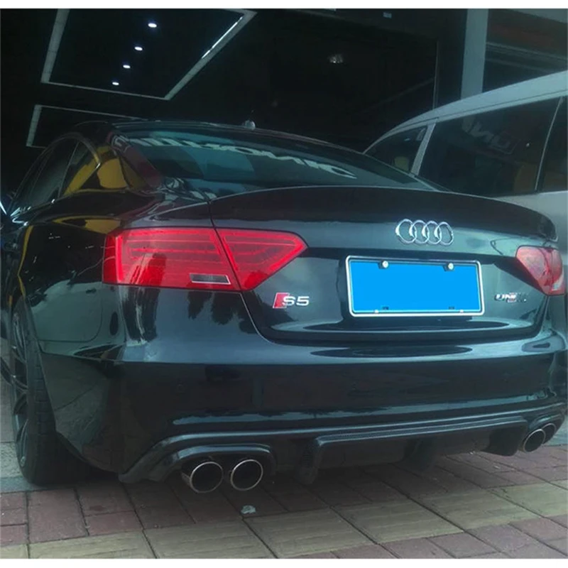 

A5 High Qualiy Carbon Fiber Rear Lip Diffuser Car Styling For Audi A5 S5 Style Car body kit 2012-up