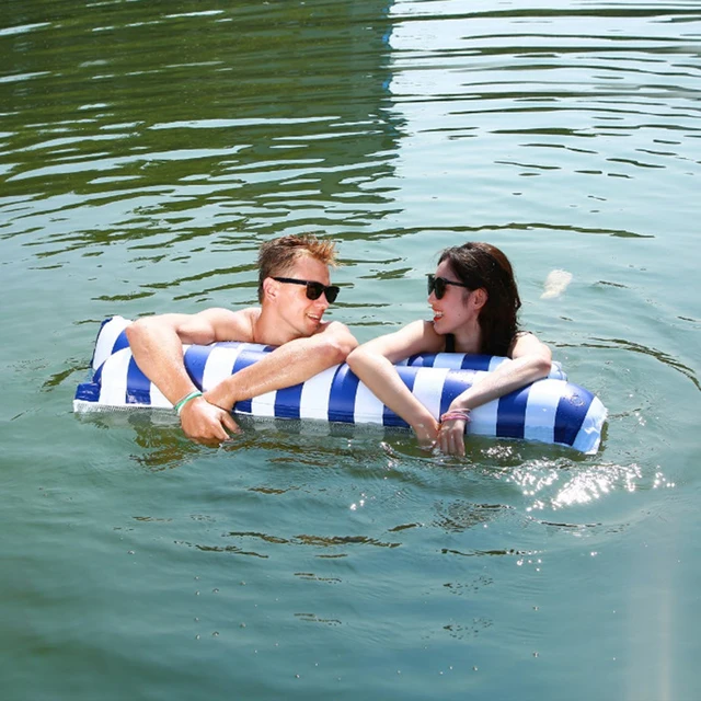 Úszó Víz Függőágy Dupla Úszóágy Játékok Medence Kiegészítők Úszómedence Ágy - Image 3