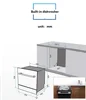 Black Glass Door Embedded Automaticdish Washer Home 8 Sets Of Tableware Commercial Restaurant Kitchen Dishwasher 220 4