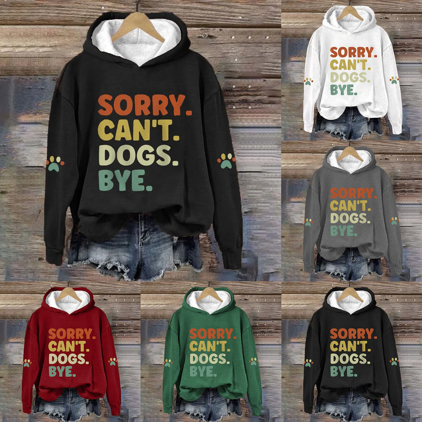 

Fall Clothes Women Women Hoodie Sweatshirt Casual Long Sleeve Pullover Loose Autumn Sweatshirt Scoop Neck Sweater