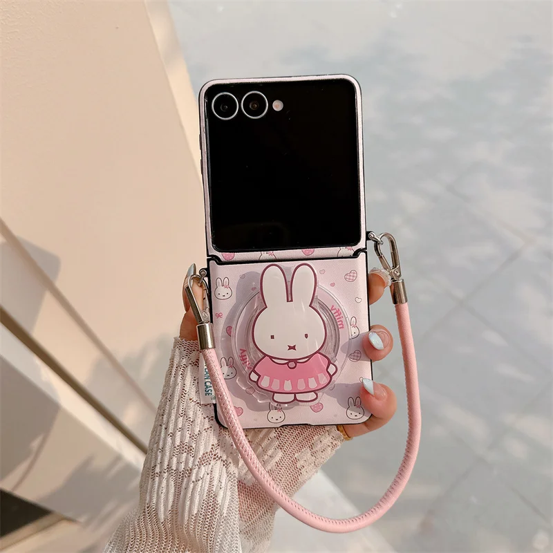 New Fashion Pink Heart Miffy Phone Case - Cute and Stylish Protective Cover