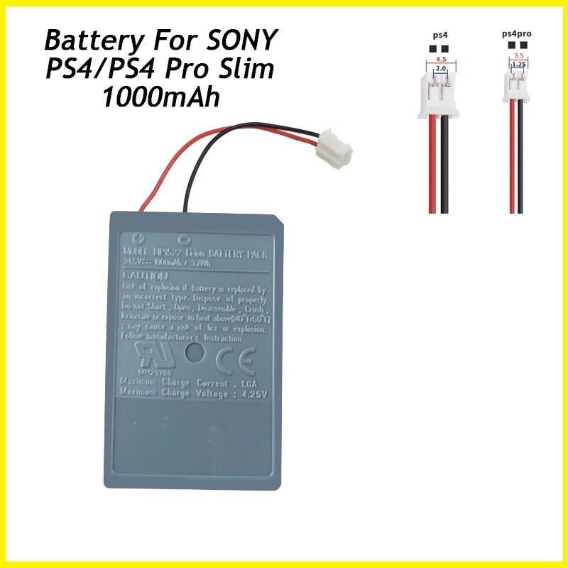 Per Sony Ps4 Ps4 Pro Slim Lip1522 Dualshock 4 V1 V2 Controller Wireless Playstation Gamepad 4X2000Mah Batteria Ricaricabile