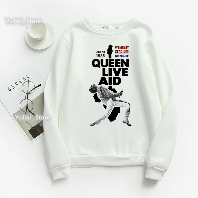 Толстовки с капюшоном Queen Band в стиле хип-хоп