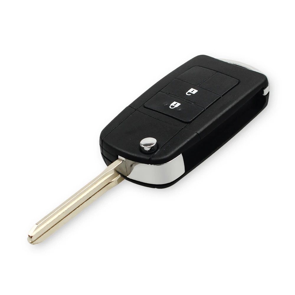 Flip Folding Remote 2 Buttons Car Key Shell Case Modified For Toyota Corolla Camry Reiz New Vios RAV4 Crown