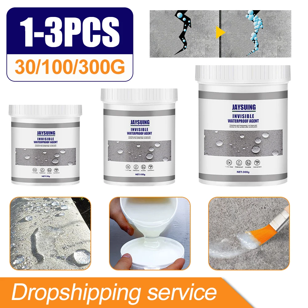 13pcs 30/100/300g Waterproof Agent Toilet Antileak Glue Strong Bonding Adhesive Sealant