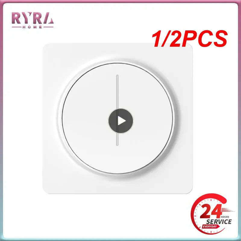 

1/2PCS New WiFi Smart Rotary/Touch Light Dimmer Switch Smart Life/Tuya APP Remote Control Works with Alexa Voice