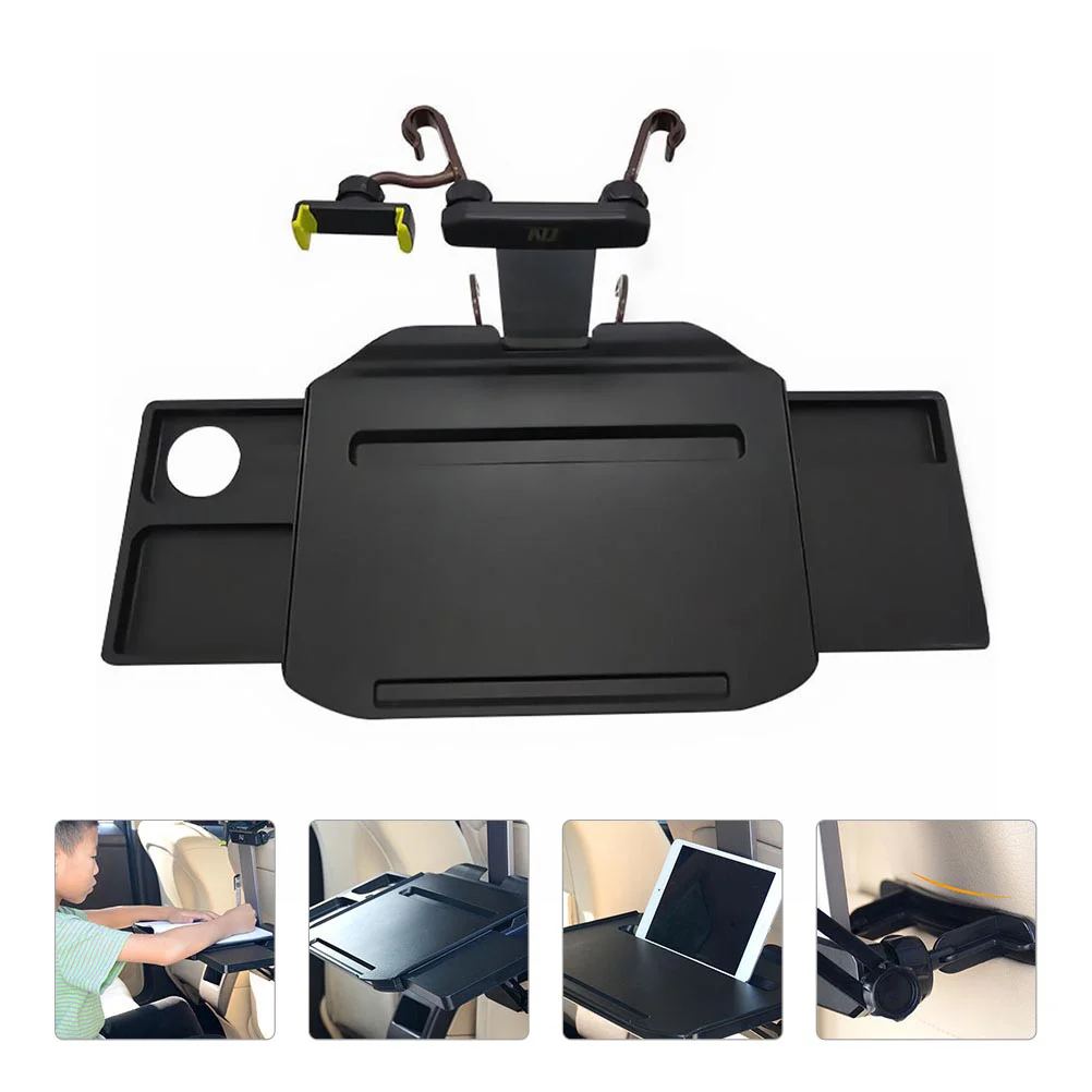 

CAR Study Table Vehicle Laptop Auto Folding The Cars Back Seat Drink Holder Cup Aluminum Alloy Dinner Desk Notebook Child