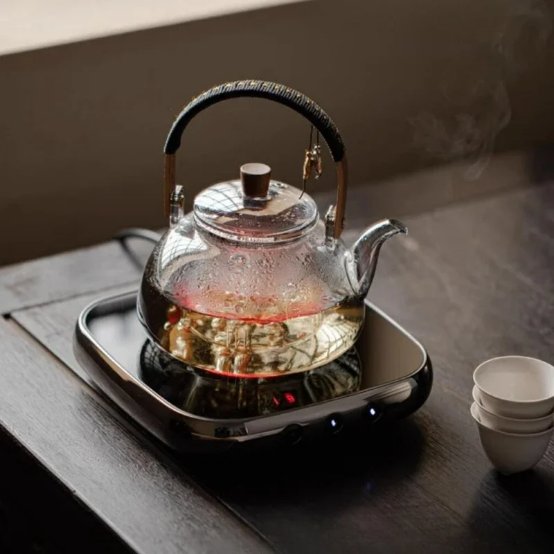 220V Electric Pottery Stove Tea Cooker Multifunctional Healthy Fruit Tea Healthy Kettle Small Cooker Boiler