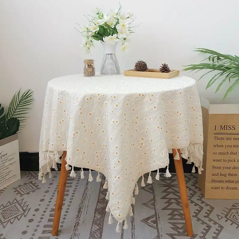 

New Tea Table Table Cloth Nordic Pastoral Style Advanced Photography Cute Network Red ins