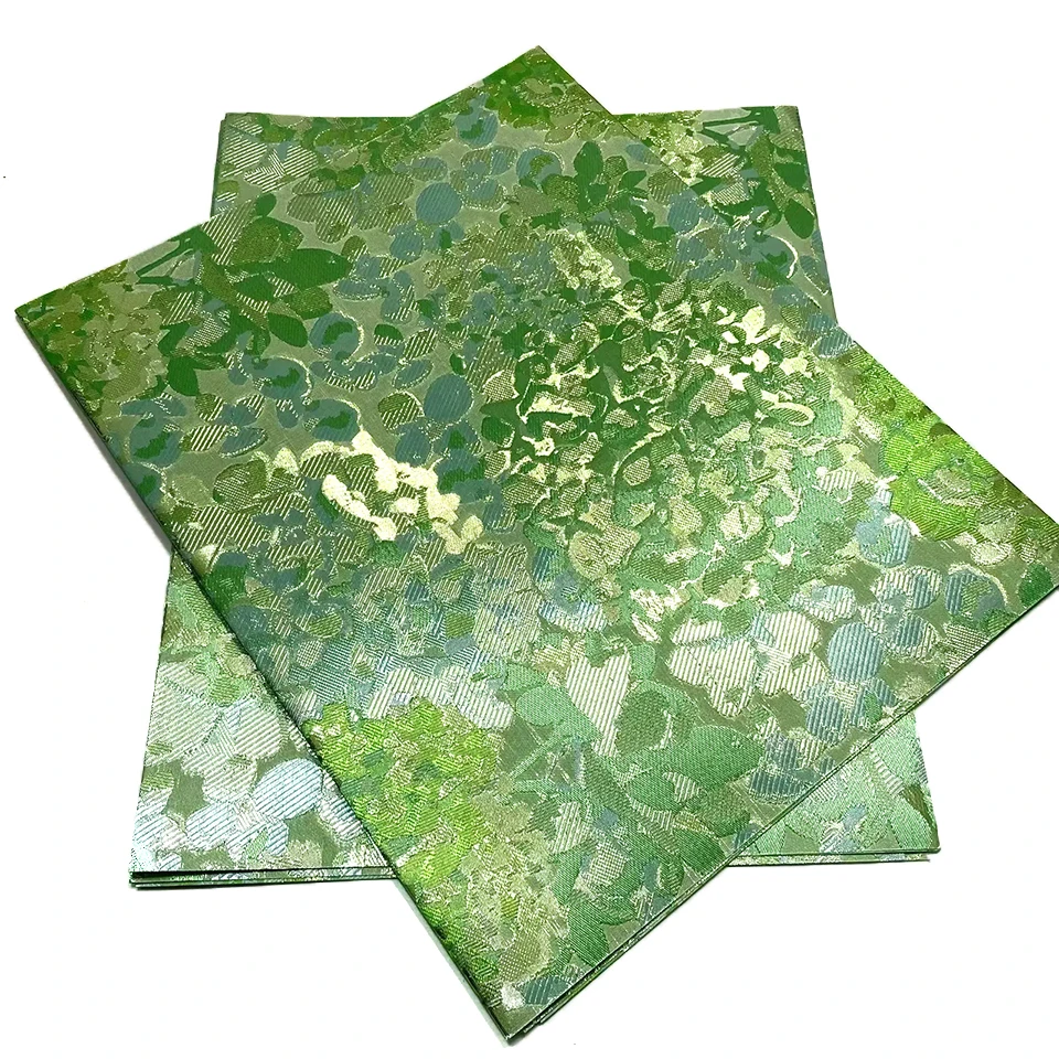 Premium Damast Gele & Ipele (2er-Set), luxuriöse afrikanische Headtie Gele & Ipele für Hochzeitsfeier TXH-14-10 – Detail 10