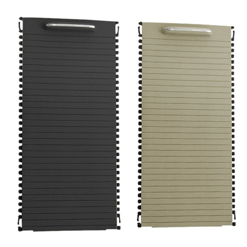 

2Pcs Car Inner Indoor Centre Console Roller Blind Cover For -Mercedes C/E-Calss W204 S204 W212 S212-Black & Beige