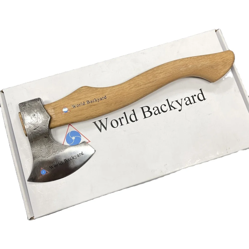High Carbon Steel Beech Wood Splitting Axe Chinese Outdoors Travel Survival Camping Axe HATCHET