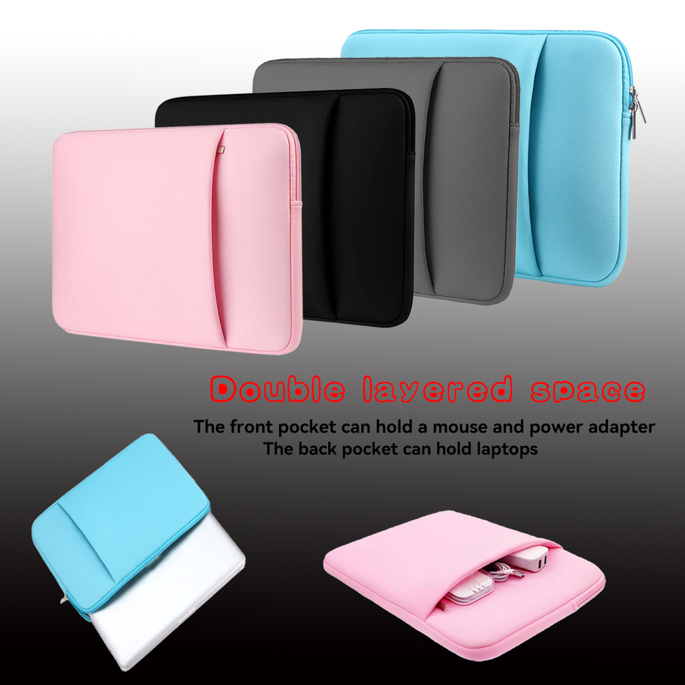  Laptop Inner Bag 11/13/14/15/16/17 Inch Computer Bag Protective Cover, Front Pocket Can Hold Power, Multifunctional Laptop Bag 