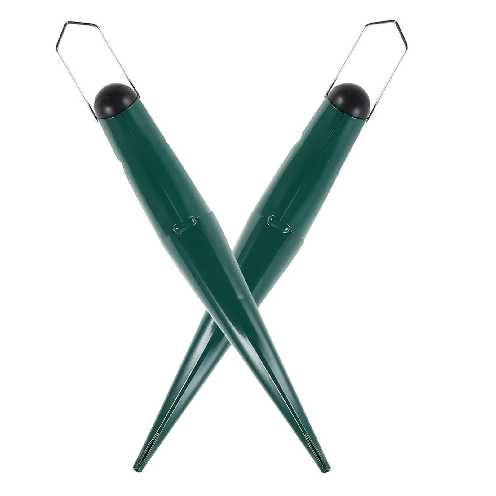 2Pcs 식물 구멍 파는 도구 인체 공학적 손잡이 꽃 전구 및 채소 심기용 경량 휴대용 정원용 디버 씨앗 파종