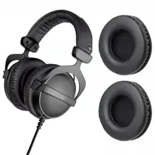 High Quality 2 Pcs Black Sponge Sleeve Headphone Sleeve For Dt860 Dt990 Dt551 Dt880 Headphone Sleeve For Dt770 Dt6i6 Dt440 T9p7 tanie tanio CN (pochodzenie) Poduszki do słuchawek