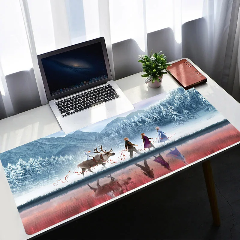 

Disney Frozen Elsa Anime Girl Mousepad 900x400 Large Kawaii Office Desk Mat Computer Gaming Gamer Mouse Pad Rubber Cute Playmat
