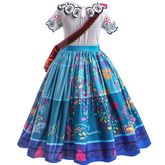 Abito per bambina Mirabel Girl Princess Dress elegante festa da sera Encanto  Costume Cosplay per bambini per ragazze 2 3 4 5 6 anni - AliExpress