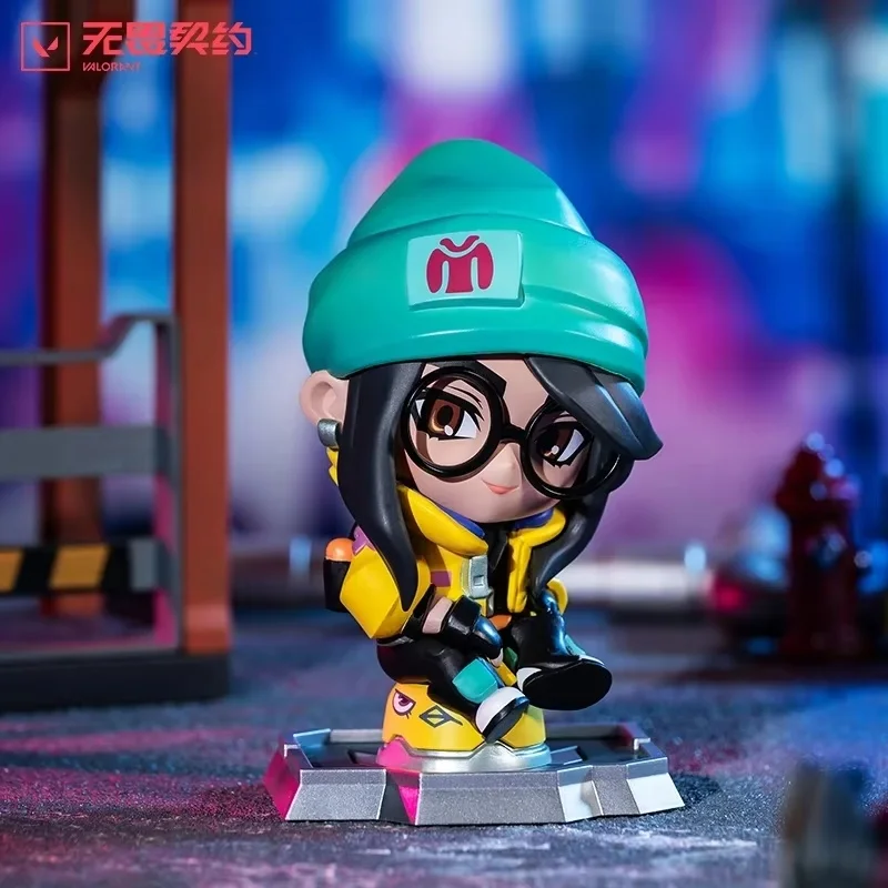 VALORANT Q Version Anime Action Figures Set - Killjoy Cypher Jett