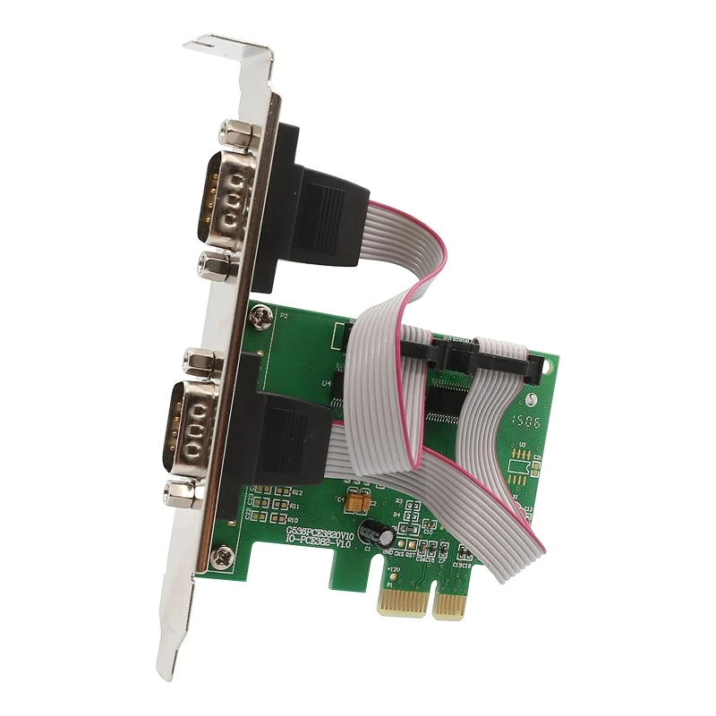Scheda Pci Express Con 2 Porte Seriali 9 Poli E 1 Porta Parallela 25 Poli