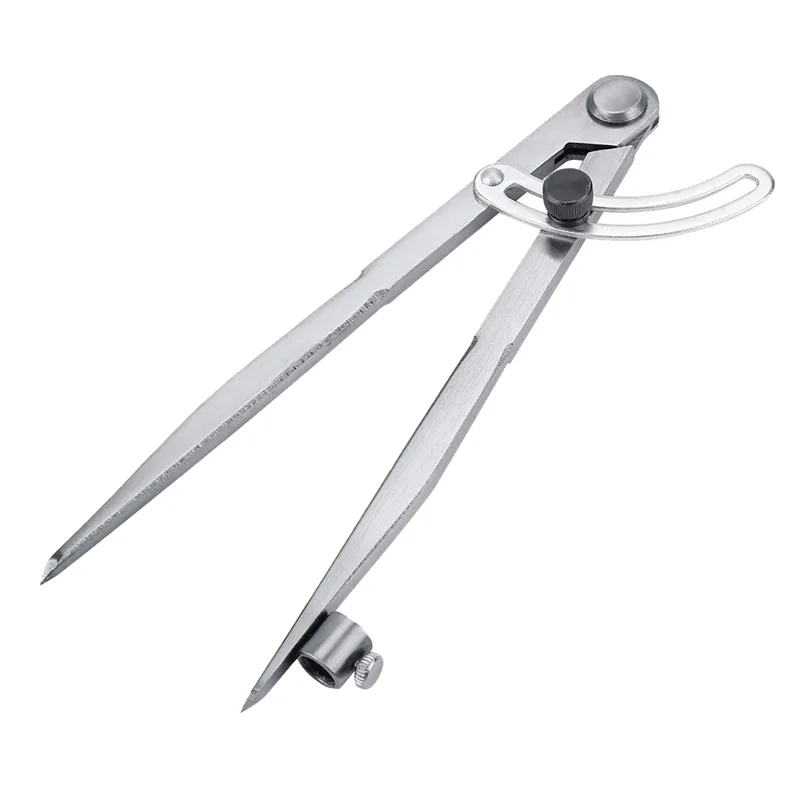 A24F-200Mm 드로잉 윙 가죽 DIY 조정 가능한 크리저 윙 디바이더, 회전 공예 도구 Leathercraft Compasse